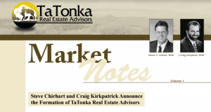 TaTonka Real Estate Advisors Market Notes Header Volume 1