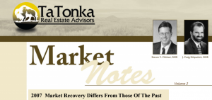 TaTonka Real Estate Advisors Market Notes Header Volume 2