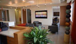 Interior lobby of The Bush Foundation